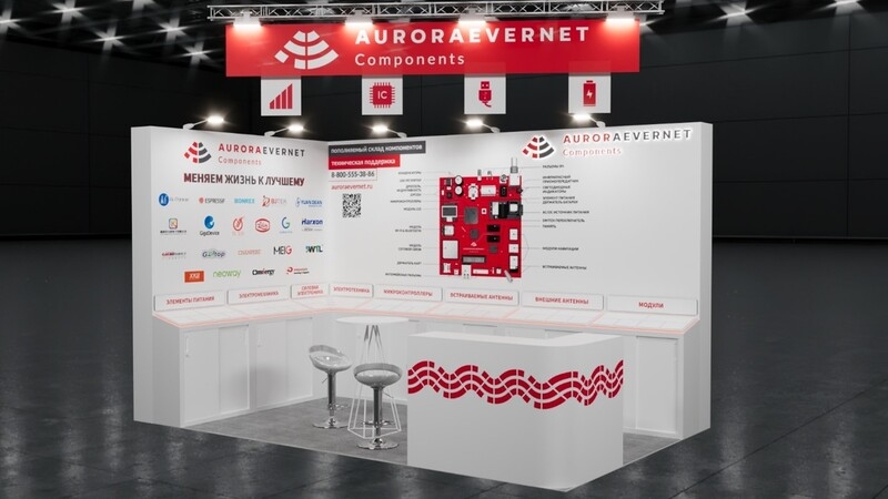 Aurora Evernet Components на ExpoElectronica 2024